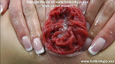 Anale lento vecchie tettone e sensuale dopo un massaggio oleoso